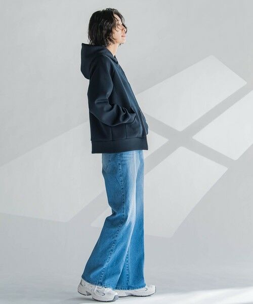 la.f...(大きいサイズ) / ラ・エフ(おおきいサイズ) カットソー | 【大きいサイズ】ダブルジップパーカー≪洗濯機で洗える≫ | 詳細22