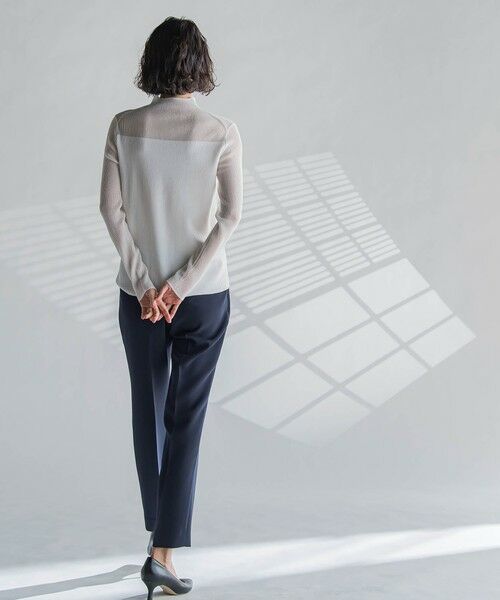 la.f...(大きいサイズ) / ラ・エフ(おおきいサイズ) その他パンツ | 【大きいサイズ】ダブルクロステーパードパンツ≪洗濯機で洗える≫ | 詳細12