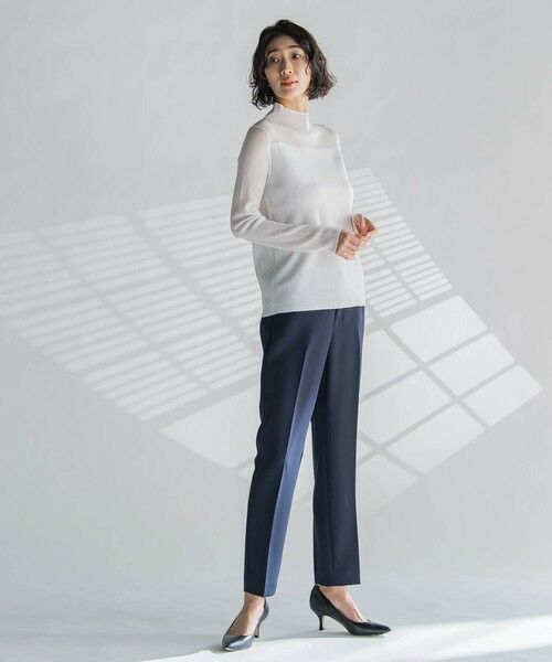 la.f...(大きいサイズ) / ラ・エフ(おおきいサイズ) その他パンツ | 【大きいサイズ】ダブルクロステーパードパンツ≪洗濯機で洗える≫ | 詳細14