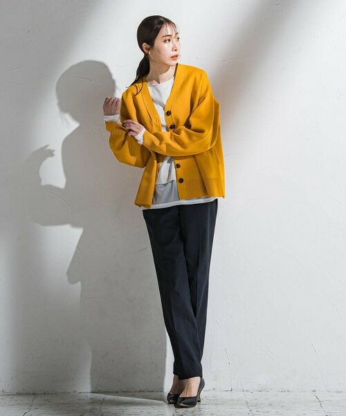 la.f...(大きいサイズ) / ラ・エフ(おおきいサイズ) その他パンツ | 【大きいサイズ】ダブルクロステーパードパンツ≪洗濯機で洗える≫ | 詳細6