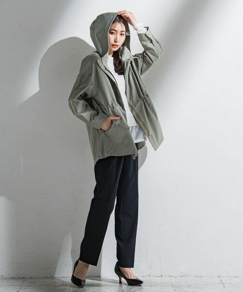 la.f...(大きいサイズ) / ラ・エフ(おおきいサイズ) その他パンツ | 【大きいサイズ】ダブルクロステーパードパンツ≪洗濯機で洗える≫ | 詳細7