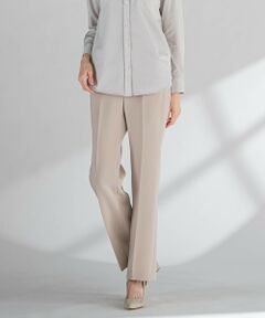 la.f...(大きいサイズ) / ラ・エフ(おおきいサイズ) その他パンツ | 【大きいサイズ】セラテリーダブルクロスセミフレアパンツ≪洗濯機で洗える≫