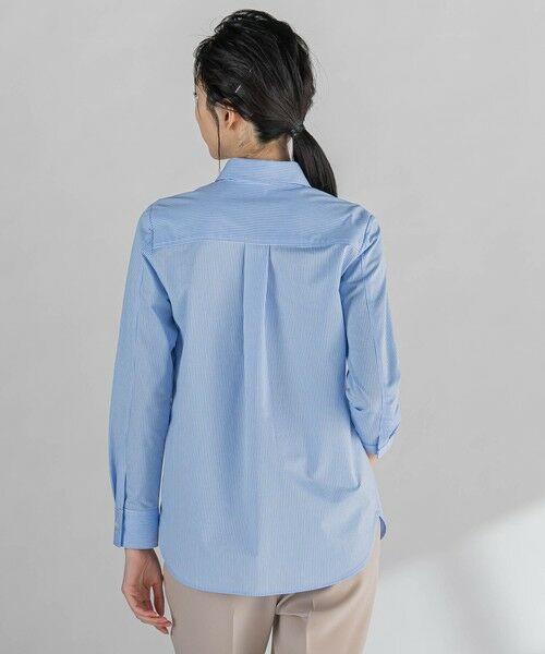 la.f...(大きいサイズ) / ラ・エフ(おおきいサイズ) シャツ・ブラウス | 【大きいサイズ】L　ストライプシャツ≪洗濯機で洗える≫ | 詳細12