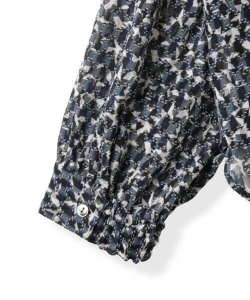 la.f...(大きいサイズ) / ラ・エフ(おおきいサイズ) シャツ・ブラウス | 【大きいサイズ】ジャガードプリントブラウス≪洗濯機で洗える≫ | 詳細8