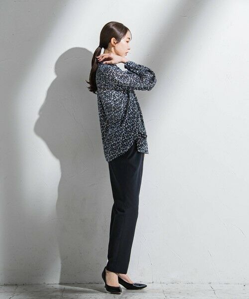 la.f...(大きいサイズ) / ラ・エフ(おおきいサイズ) シャツ・ブラウス | 【大きいサイズ】ジャガードプリントブラウス≪洗濯機で洗える≫ | 詳細13