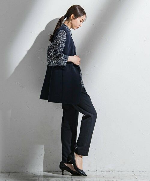 la.f...(大きいサイズ) / ラ・エフ(おおきいサイズ) シャツ・ブラウス | 【大きいサイズ】ジャガードプリントブラウス≪洗濯機で洗える≫ | 詳細18