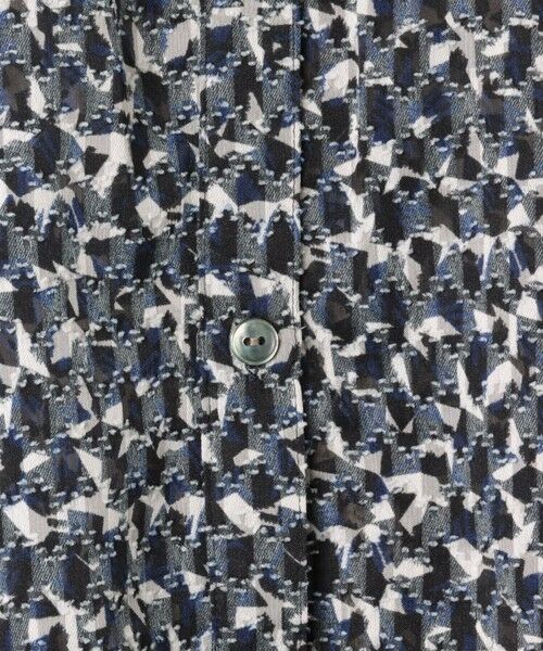 la.f...(大きいサイズ) / ラ・エフ(おおきいサイズ) シャツ・ブラウス | 【大きいサイズ】ジャガードプリントブラウス≪洗濯機で洗える≫ | 詳細6