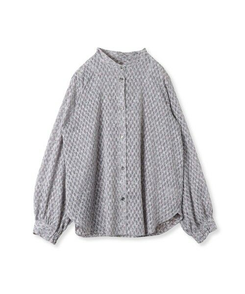 la.f...(大きいサイズ) / ラ・エフ(おおきいサイズ) シャツ・ブラウス | 【大きいサイズ】ジャガードプリントブラウス≪洗濯機で洗える≫ | 詳細19