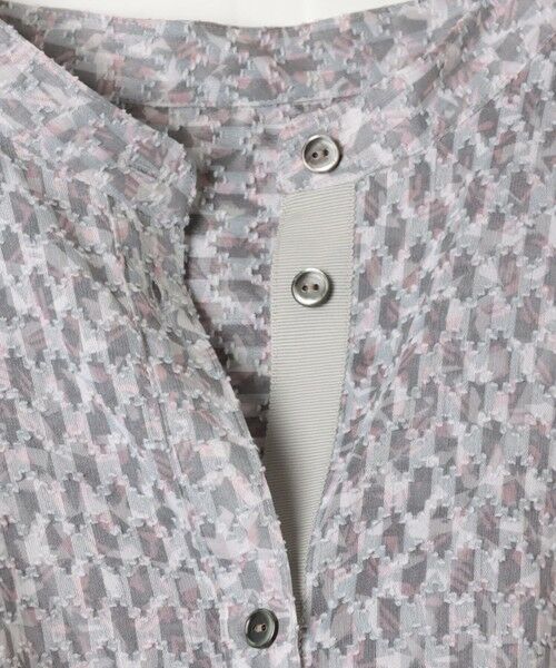 la.f...(大きいサイズ) / ラ・エフ(おおきいサイズ) シャツ・ブラウス | 【大きいサイズ】ジャガードプリントブラウス≪洗濯機で洗える≫ | 詳細20