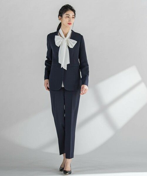 la.f...(大きいサイズ) / ラ・エフ(おおきいサイズ) シャツ・ブラウス | 【大きいサイズ】ボウタイリボンブラウス≪洗濯機で洗える≫ | 詳細19