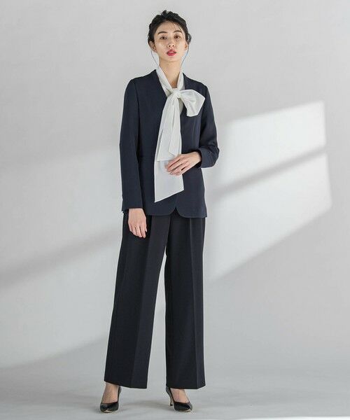 la.f...(大きいサイズ) / ラ・エフ(おおきいサイズ) シャツ・ブラウス | 【大きいサイズ】ボウタイリボンブラウス≪洗濯機で洗える≫ | 詳細28