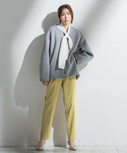 la.f...(大きいサイズ) / ラ・エフ(おおきいサイズ) シャツ・ブラウス | 【大きいサイズ】ボウタイリボンブラウス≪洗濯機で洗える≫ | 詳細6