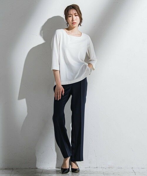 la.f...(大きいサイズ) / ラ・エフ(おおきいサイズ) カットソー | 【大きいサイズ】マシュマロポンチカットソー≪洗濯機で洗える≫ | 詳細16