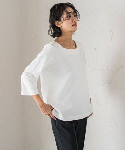 la.f...(大きいサイズ) / ラ・エフ(おおきいサイズ) カットソー | 【大きいサイズ】マシュマロポンチカットソー≪洗濯機で洗える≫ | 詳細2