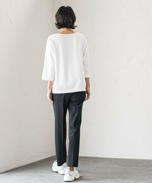 la.f...(大きいサイズ) / ラ・エフ(おおきいサイズ) カットソー | 【大きいサイズ】マシュマロポンチカットソー≪洗濯機で洗える≫ | 詳細6