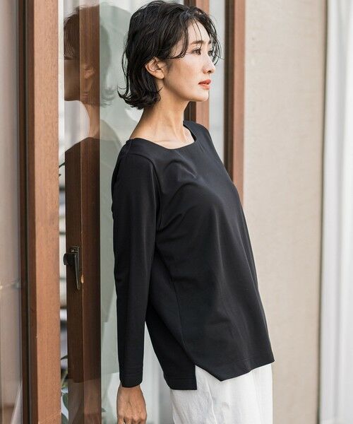 la.f...(大きいサイズ) / ラ・エフ(おおきいサイズ) カットソー | 【大きいサイズ】マシュマロポンチカットソー≪洗濯機で洗える≫ | 詳細27