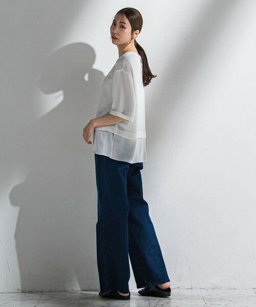 la.f...(大きいサイズ) / ラ・エフ(おおきいサイズ) デニムパンツ | 【大きいサイズ】ストレッチデニムパンツ≪洗濯機で洗える≫ | 詳細12