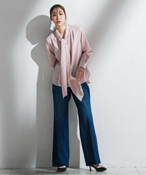 la.f...(大きいサイズ) / ラ・エフ(おおきいサイズ) デニムパンツ | 【大きいサイズ】ストレッチデニムパンツ≪洗濯機で洗える≫ | 詳細7