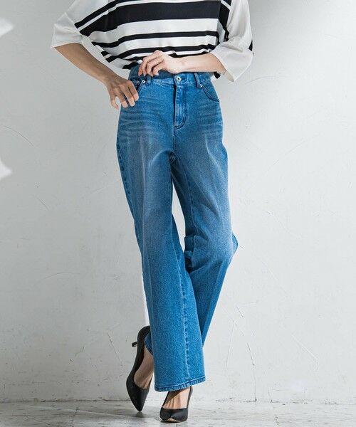 la.f...(大きいサイズ) / ラ・エフ(おおきいサイズ) デニムパンツ | 【大きいサイズ】ストレッチデニムパンツ≪洗濯機で洗える≫ | 詳細26