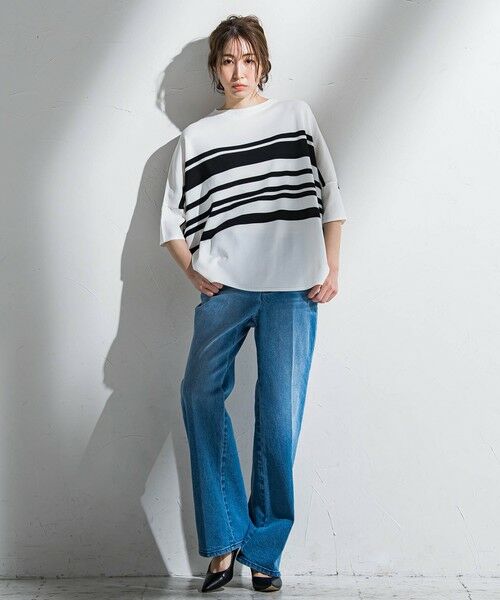 la.f...(大きいサイズ) / ラ・エフ(おおきいサイズ) デニムパンツ | 【大きいサイズ】ストレッチデニムパンツ≪洗濯機で洗える≫ | 詳細28