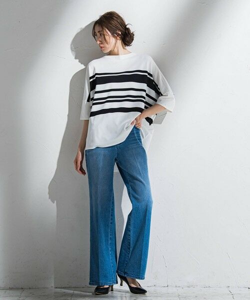 la.f...(大きいサイズ) / ラ・エフ(おおきいサイズ) デニムパンツ | 【大きいサイズ】ストレッチデニムパンツ≪洗濯機で洗える≫ | 詳細29