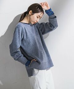 la.f...(大きいサイズ) / ラ・エフ(おおきいサイズ) ニット・セーター | 【大きいサイズ】ボートネックニット≪手洗い可能≫