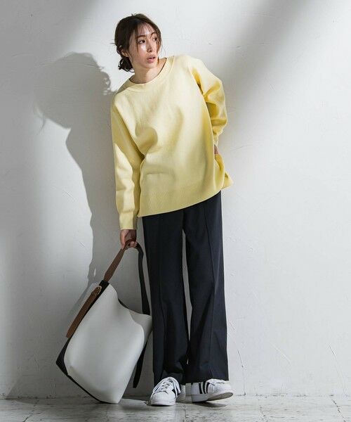 la.f...(大きいサイズ) / ラ・エフ(おおきいサイズ) ニット・セーター | 【大きいサイズ】ボートネックニット≪手洗い可能≫ | 詳細7