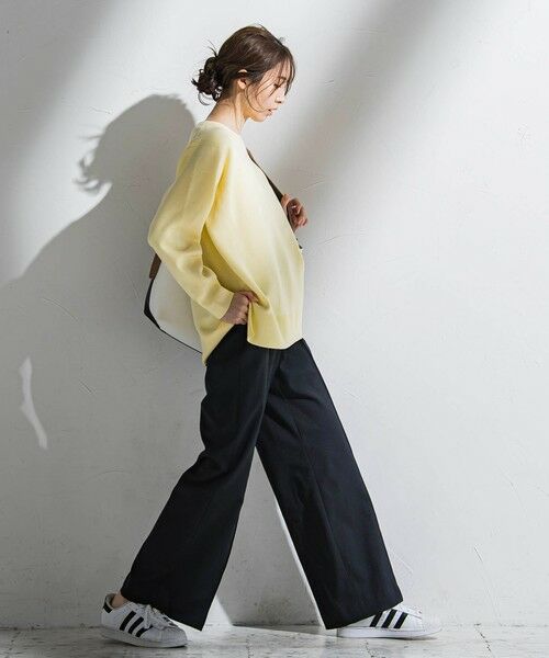 la.f...(大きいサイズ) / ラ・エフ(おおきいサイズ) ニット・セーター | 【大きいサイズ】ボートネックニット≪手洗い可能≫ | 詳細8