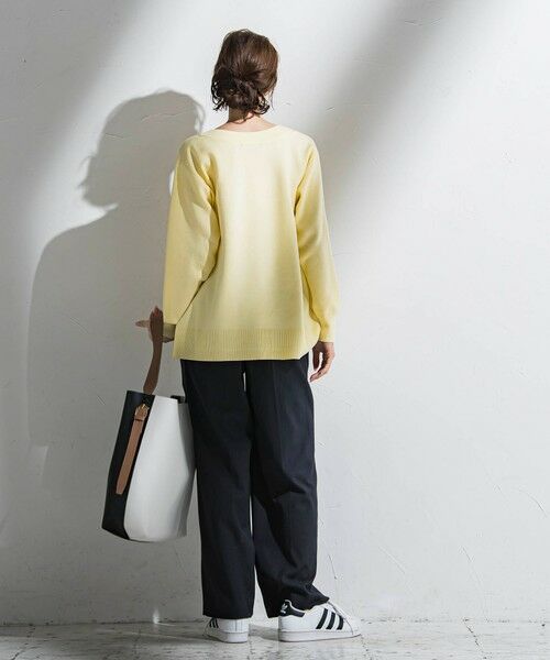 la.f...(大きいサイズ) / ラ・エフ(おおきいサイズ) ニット・セーター | 【大きいサイズ】ボートネックニット≪手洗い可能≫ | 詳細9