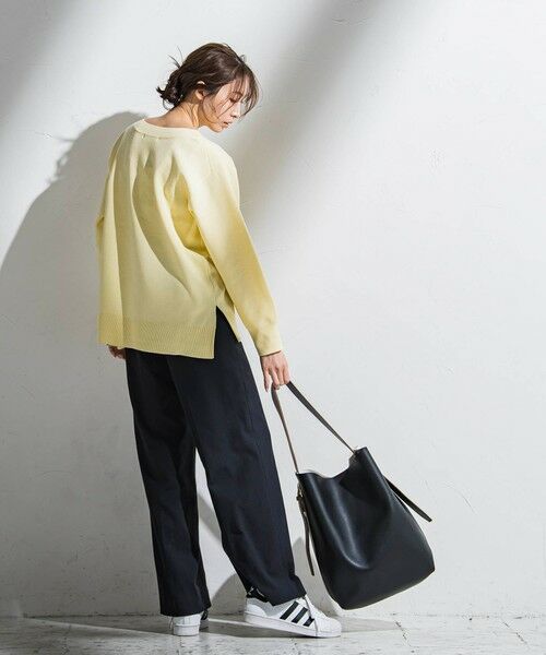 la.f...(大きいサイズ) / ラ・エフ(おおきいサイズ) ニット・セーター | 【大きいサイズ】ボートネックニット≪手洗い可能≫ | 詳細10