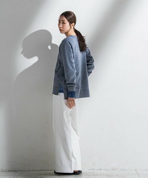 la.f...(大きいサイズ) / ラ・エフ(おおきいサイズ) ニット・セーター | 【大きいサイズ】ボートネックニット≪手洗い可能≫ | 詳細23