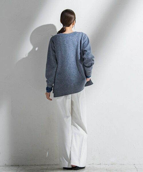 la.f...(大きいサイズ) / ラ・エフ(おおきいサイズ) ニット・セーター | 【大きいサイズ】ボートネックニット≪手洗い可能≫ | 詳細24