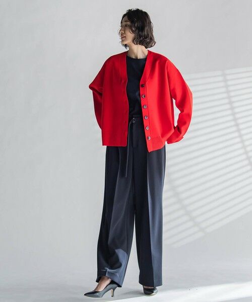 la.f...(大きいサイズ) / ラ・エフ(おおきいサイズ) ニット・セーター | 【大きいサイズ】Vネックカーディガン | 詳細5