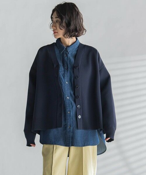 la.f...(大きいサイズ) / ラ・エフ(おおきいサイズ) ニット・セーター | 【大きいサイズ】Vネックカーディガン | 詳細24