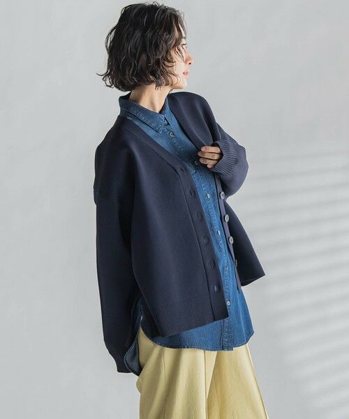 la.f...(大きいサイズ) / ラ・エフ(おおきいサイズ) ニット・セーター | 【大きいサイズ】Vネックカーディガン | 詳細25