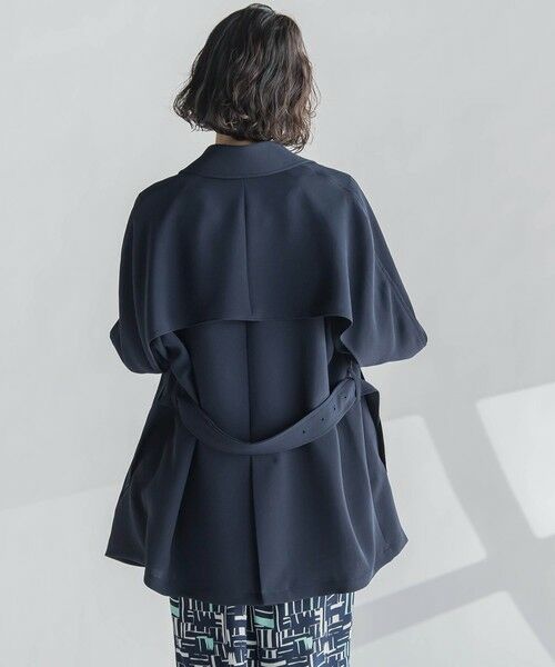 la.f...(大きいサイズ) / ラ・エフ(おおきいサイズ) ダッフルコート | 【大きいサイズ】ショートトレンチコート≪手洗い可能≫ | 詳細23