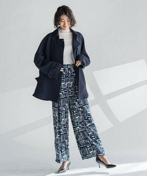 la.f...(大きいサイズ) / ラ・エフ(おおきいサイズ) ダッフルコート | 【大きいサイズ】ショートトレンチコート≪手洗い可能≫ | 詳細25