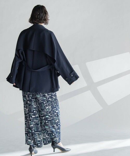 la.f...(大きいサイズ) / ラ・エフ(おおきいサイズ) ダッフルコート | 【大きいサイズ】ショートトレンチコート≪手洗い可能≫ | 詳細26