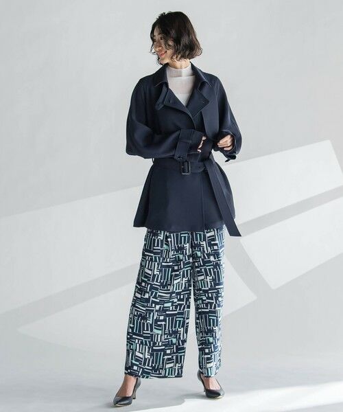 la.f...(大きいサイズ) / ラ・エフ(おおきいサイズ) ダッフルコート | 【大きいサイズ】ショートトレンチコート≪手洗い可能≫ | 詳細27