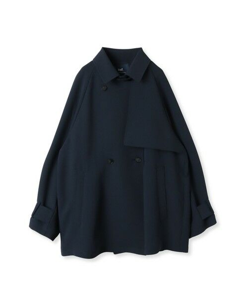 la.f...(大きいサイズ) / ラ・エフ(おおきいサイズ) ダッフルコート | 【大きいサイズ】ショートトレンチコート≪手洗い可能≫ | 詳細2