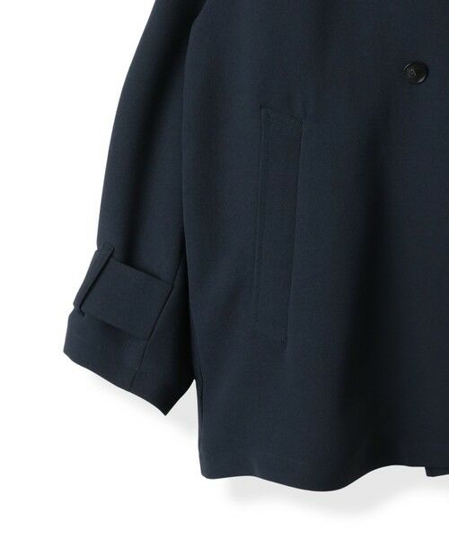 la.f...(大きいサイズ) / ラ・エフ(おおきいサイズ) ダッフルコート | 【大きいサイズ】ショートトレンチコート≪手洗い可能≫ | 詳細5