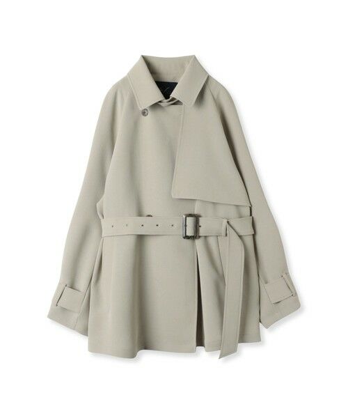 la.f...(大きいサイズ) / ラ・エフ(おおきいサイズ) ダッフルコート | 【大きいサイズ】ショートトレンチコート≪手洗い可能≫ | 詳細28