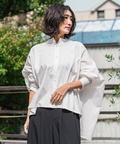 la.f...(大きいサイズ) / ラ・エフ(おおきいサイズ) カットソー | 【大きいサイズ】【biyori】""コレ一枚で完成""ドッキングカーディガン≪手洗い可能≫