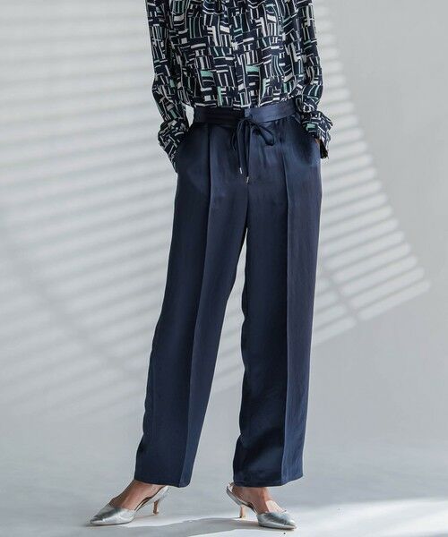 la.f...(大きいサイズ) / ラ・エフ(おおきいサイズ) その他パンツ | 【大きいサイズ】サテンストレートパンツ | 詳細9