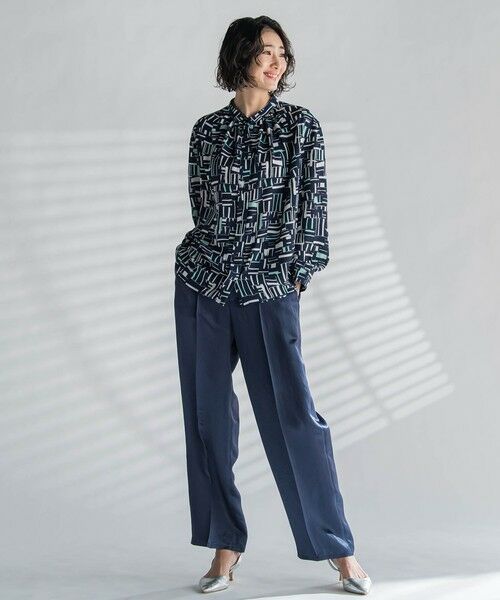 la.f...(大きいサイズ) / ラ・エフ(おおきいサイズ) その他パンツ | 【大きいサイズ】サテンストレートパンツ | 詳細12