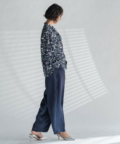 la.f...(大きいサイズ) / ラ・エフ(おおきいサイズ) その他パンツ | 【大きいサイズ】サテンストレートパンツ | 詳細13