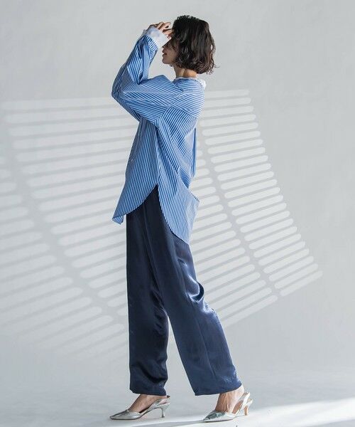 la.f...(大きいサイズ) / ラ・エフ(おおきいサイズ) その他パンツ | 【大きいサイズ】サテンストレートパンツ | 詳細16