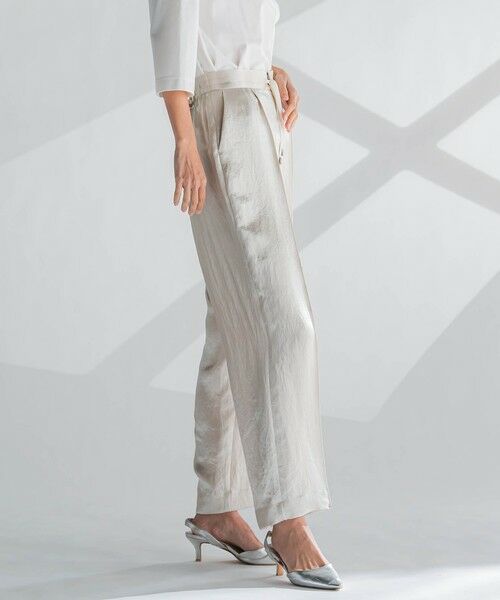 la.f...(大きいサイズ) / ラ・エフ(おおきいサイズ) その他パンツ | 【大きいサイズ】サテンストレートパンツ | 詳細23