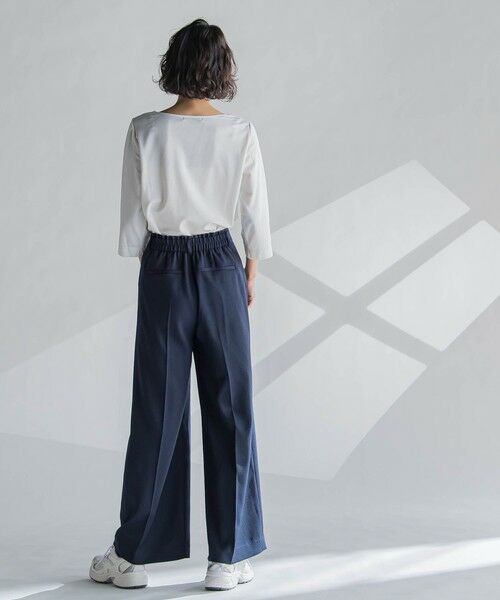 la.f...(大きいサイズ) / ラ・エフ(おおきいサイズ) その他パンツ | 【大きいサイズ】麻調ワイドパンツ≪洗濯機で洗える≫ | 詳細8