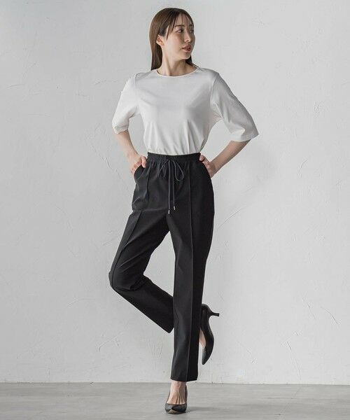 la.f...(大きいサイズ) / ラ・エフ(おおきいサイズ) その他パンツ | 【大きいサイズ】【biyori/新色追加】""ノンストレス""脚線美トラックパンツ≪洗濯機で洗える≫ | 詳細1